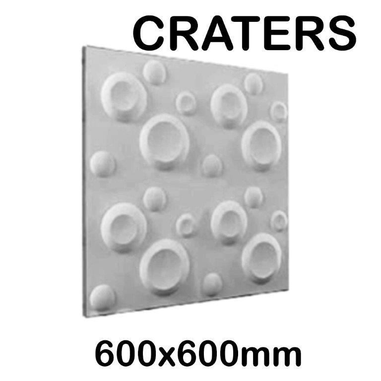 CRATERS 3D панель (600 × 600   )
